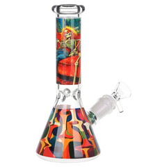 Pulsar Design Series Beaker Water Pipe Smoker's Kit | 7.75" - Discreet Smoker
