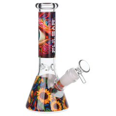 Pulsar Design Series Beaker Water Pipe Smoker's Kit | 7.75" - Discreet Smoker