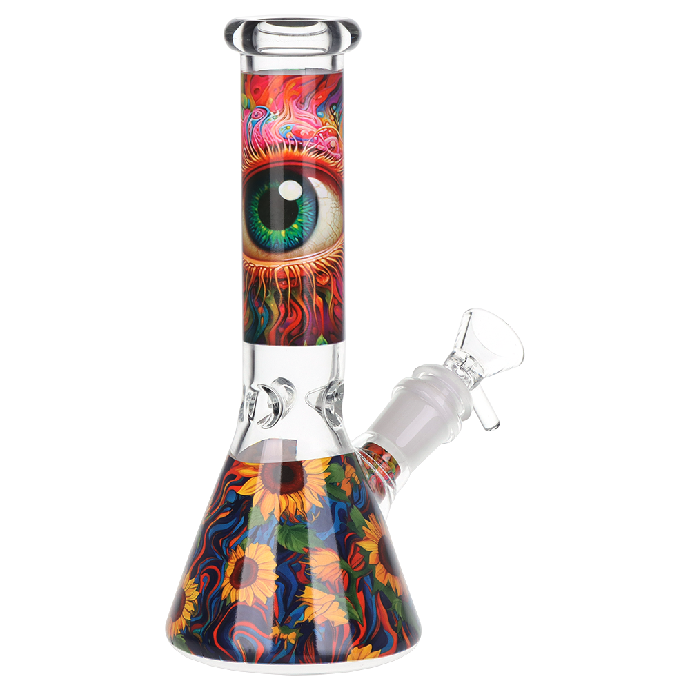 Pulsar Design Series Beaker Water Pipe Smoker's Kit | 7.75" - Discreet Smoker