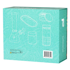 Pulsar Design Series Beaker Water Pipe Smoker's Kit | 7.75" - Discreet Smoker