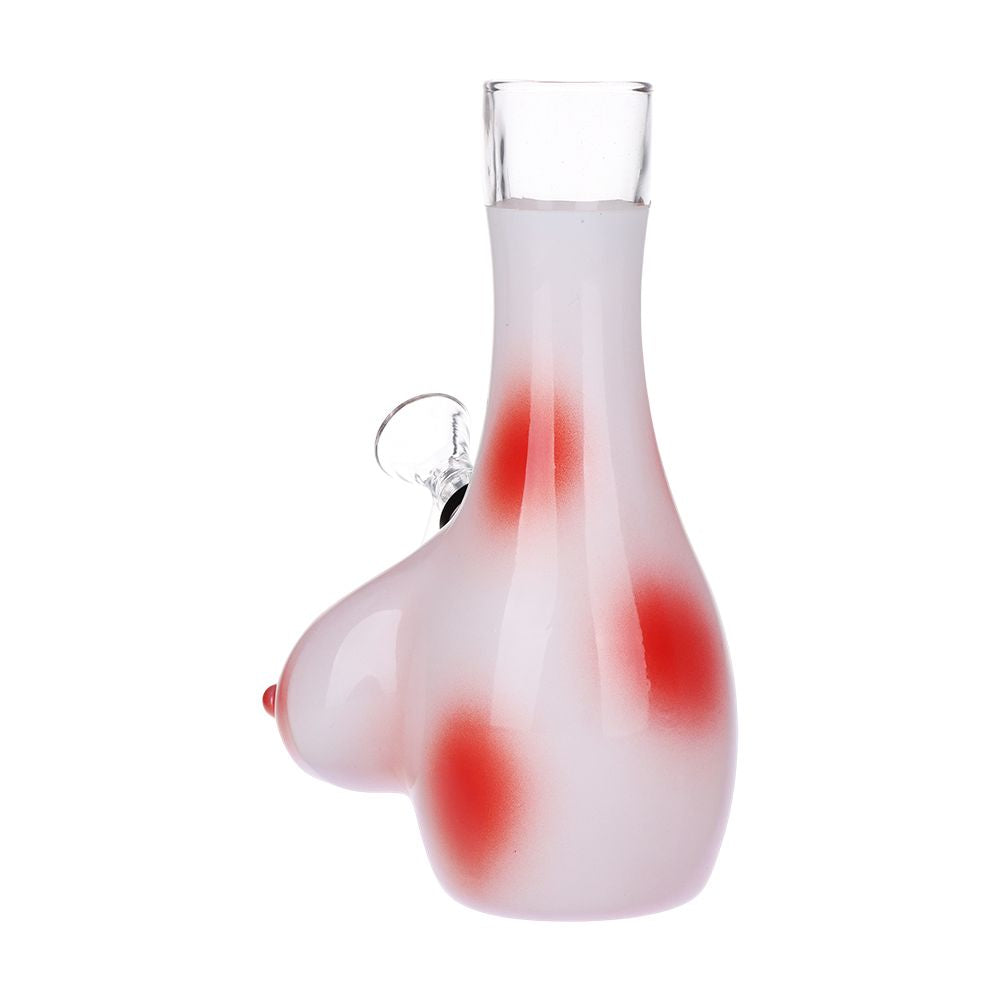 SeshGear Buxom Bosom Glass Water Pipe - 7.5" / Grommet - Discreet Smoker