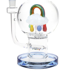 Pulsar Acid Rainbows Bubble Base Glass Water Pipe - 12.6" / 14mm F - Discreet Smoker