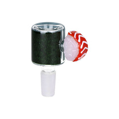 Pulsar Sushi Time Bubble Base Glass Water Pipe - 12.5" / 14mm F - Discreet Smoker