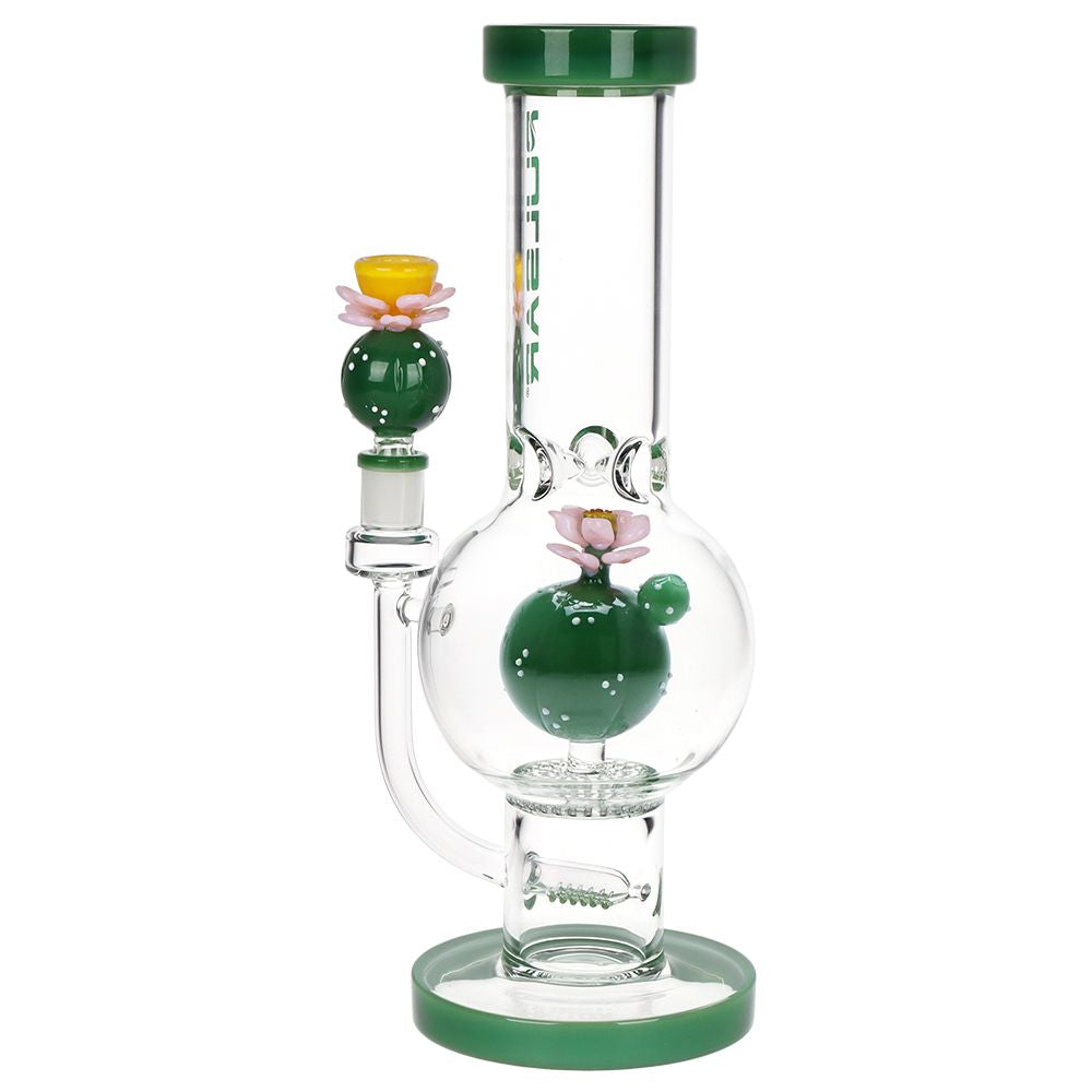 Pulsar Peyote Bloom Bubble Base Glass Water Pipe - 12.25" / 14mm F - Discreet Smoker
