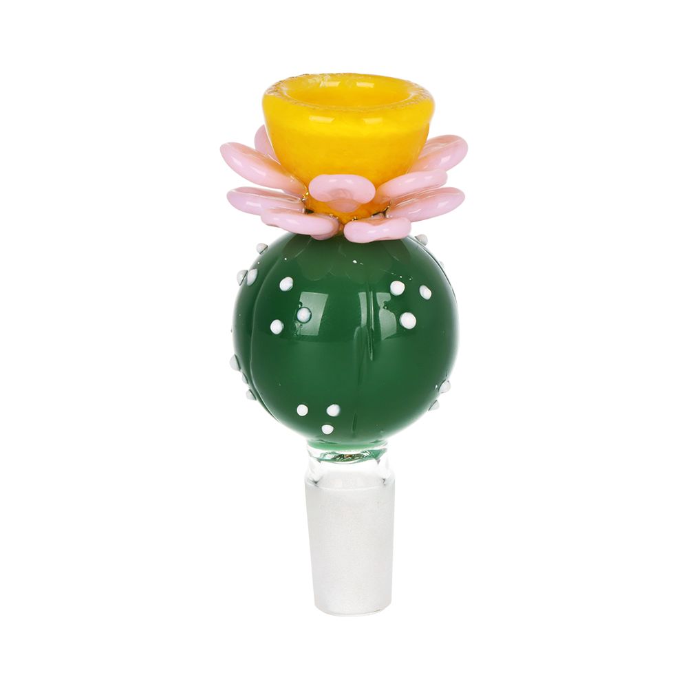Pulsar Peyote Bloom Bubble Base Glass Water Pipe - 12.25" / 14mm F - Discreet Smoker