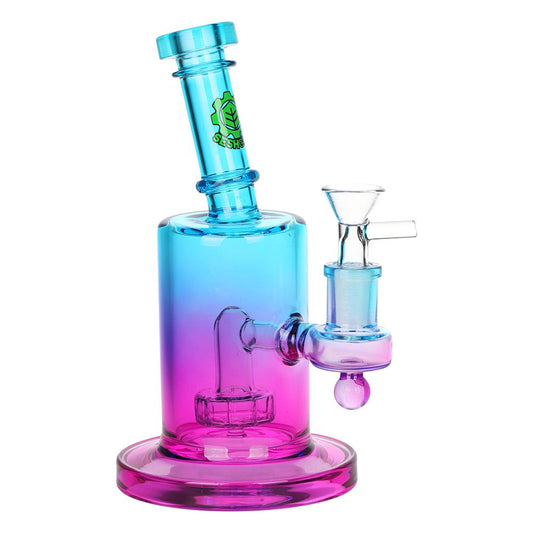 SeshGear Ombre Glass Water Pipe | 7.5" | 14mm F - Discreet Smoker
