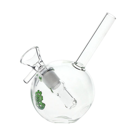 SeshGear Round Ball Glass Water Pipe - 4.5" / 14mm F / Colors Vary - Discreet Smoker