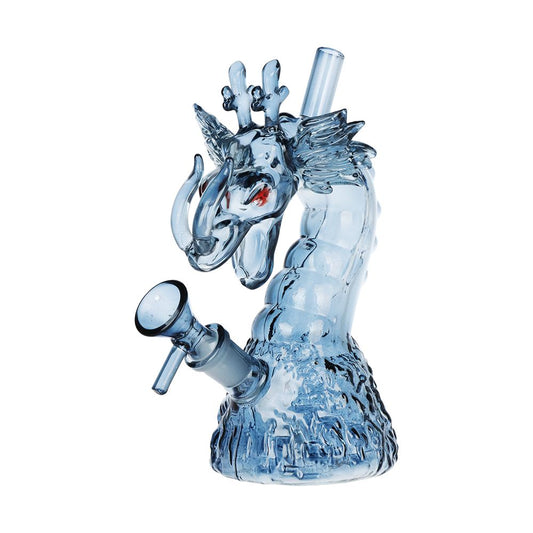 SeshGear Rising Dragon Glass Water Pipe | 6.75" | 14mm F - Discreet Smoker