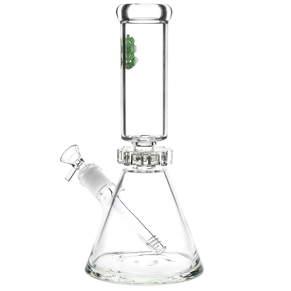 SeshGear Spinner Beaker Glass Water Pipe - 11.75" / 14mm F - Discreet Smoker