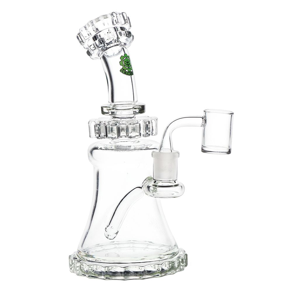 SeshGear Spinner Glass Dab Rig w/ Banger - 8.5" / 14mm F - Discreet Smoker