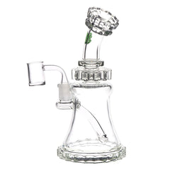 SeshGear Spinner Glass Dab Rig w/ Banger - 8.5" / 14mm F - Discreet Smoker