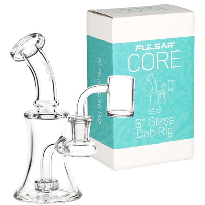 Pulsar CORE Glass Dab Rig - 6" / 14mm F - Discreet Smoker