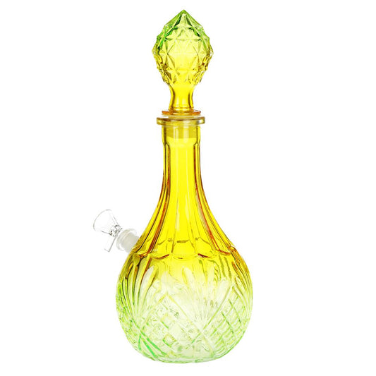 SeshGear Vintage Ombre Glass Water Pipe - 12.25" / 14mm F / Water Drop - Discreet Smoker