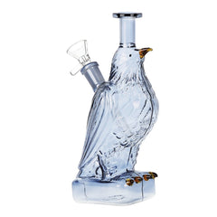 SeshGear Raven Glass Water Pipe - 7.5" / 14mm F / Smoke - Discreet Smoker