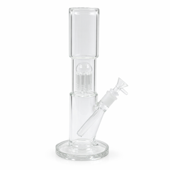 ClearStack 12” Straight Tube Bong - Discreet Smoker