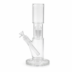 ClearStack 12” Straight Tube Bong - Discreet Smoker