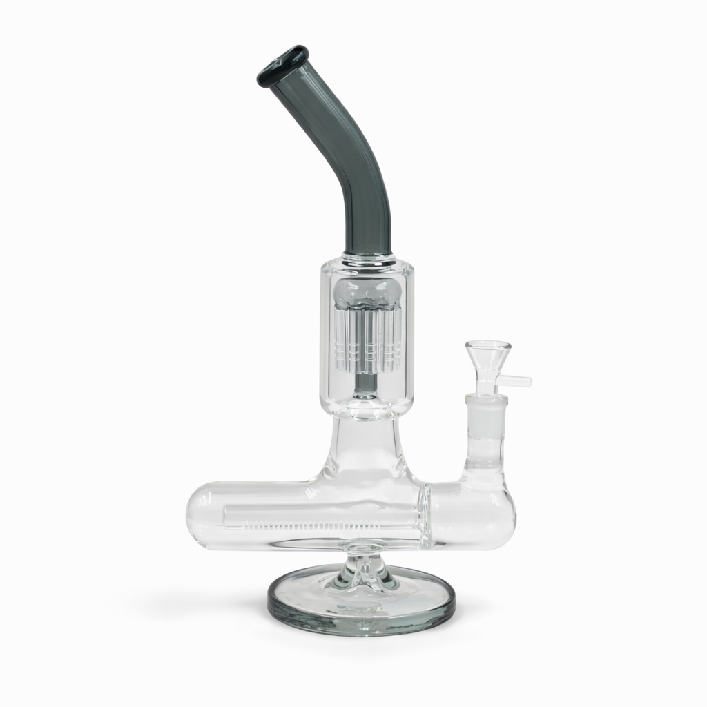 GlassWave 12” Dual Diffusion Bong - Discreet Smoker