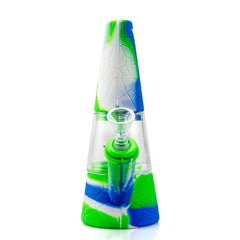 Fountain Silicone and Glass Bong - Discreet Smoker