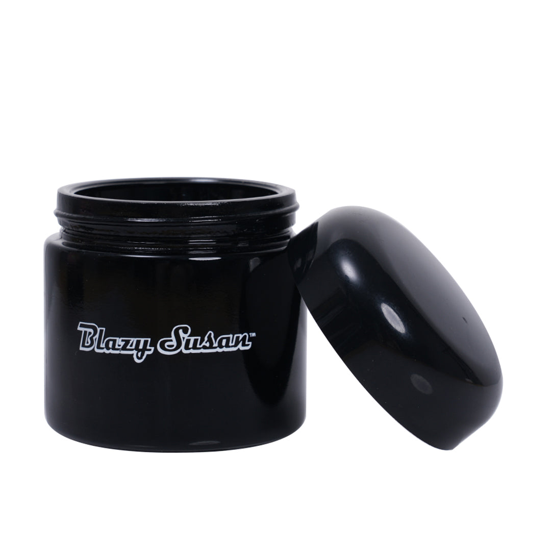 Blazy Susan Glass Stash Jar - Discreet Smoker