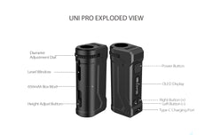 Yocan UNI Pro Universal Cartridge Box Mod - Discreet Smoker