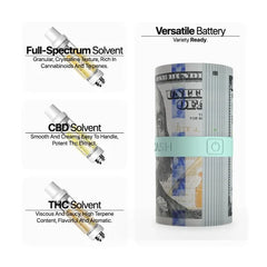 Yocan Black CASH Cartridge Battery - Discreet Smoker