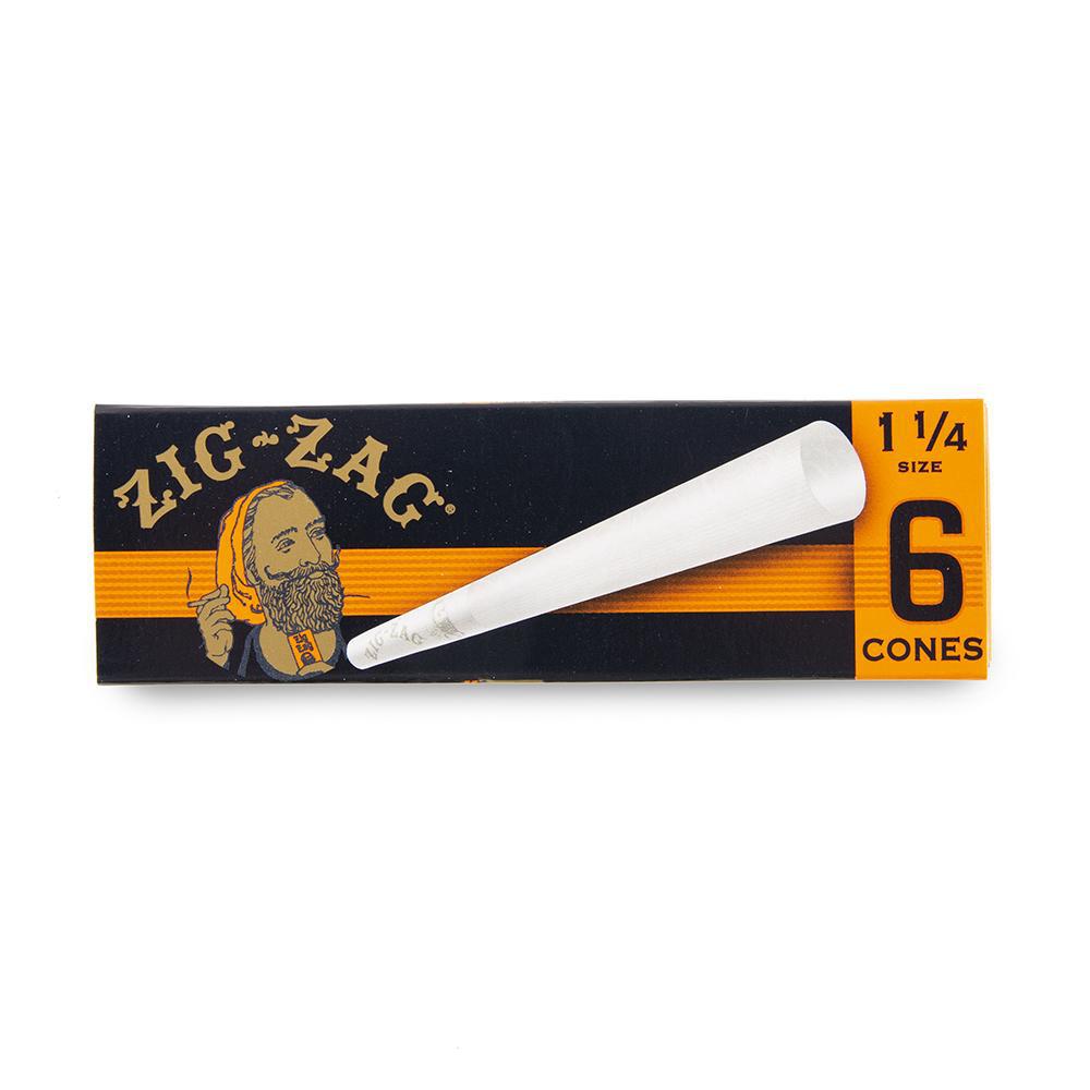 Zig Zag Cones 1 1/4 - 6pk - 24ct - Discreet Smoker