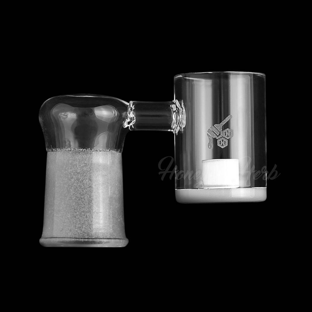 HONEY & MILK CORE REACTOR SIDECAR QUARTZ BANGER - 90° DEGREE | YL - Discreet Smoker