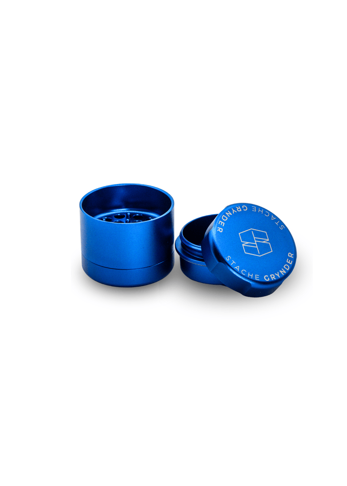 Stache Tiny 4 Piece Grynder, Blue