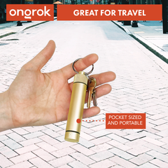 Ongrok Aluminum Storage Keychain - Discreet Smoker