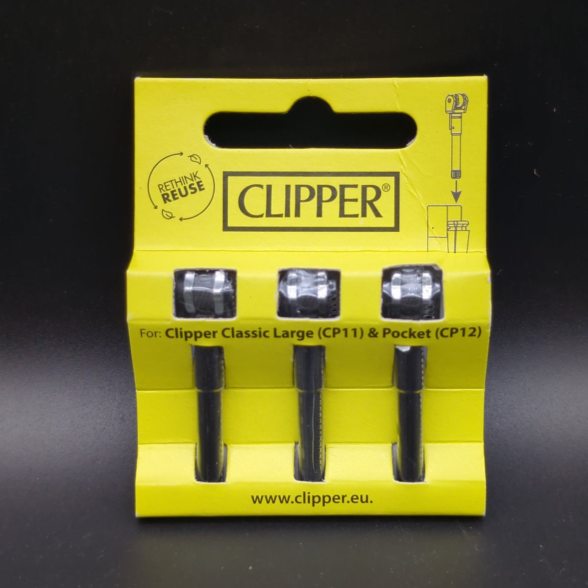 Clipper Flint Replacement 3-Pack - Discreet Smoker