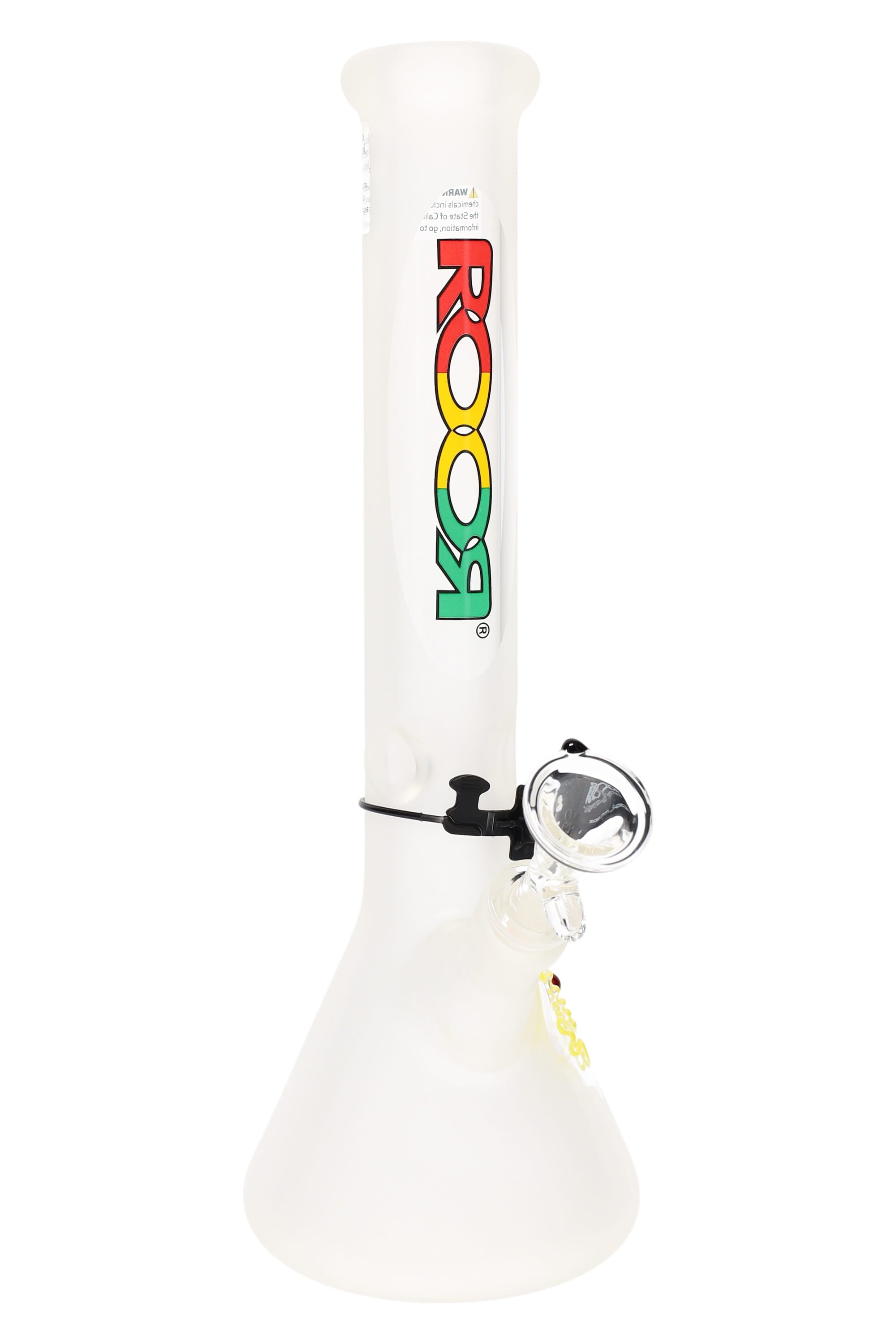 ROOR Frosted Beaker Bong – Ice Pinch – 5 mm – 14″ – 45 mm - Discreet Smoker