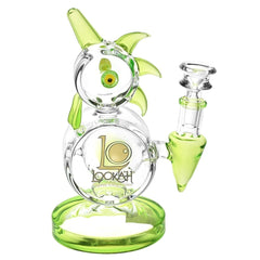 Lookah Glass Rooster Water Pipe | 7.5" | 14mm F - Discreet Smoker
