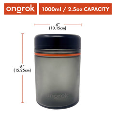 Ongrok 1000ml Child Resistant Storage Jar, 1 pack - Discreet Smoker