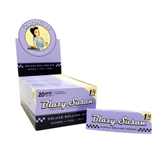 Blazy Susan Purple Rolling Papers - Discreet Smoker