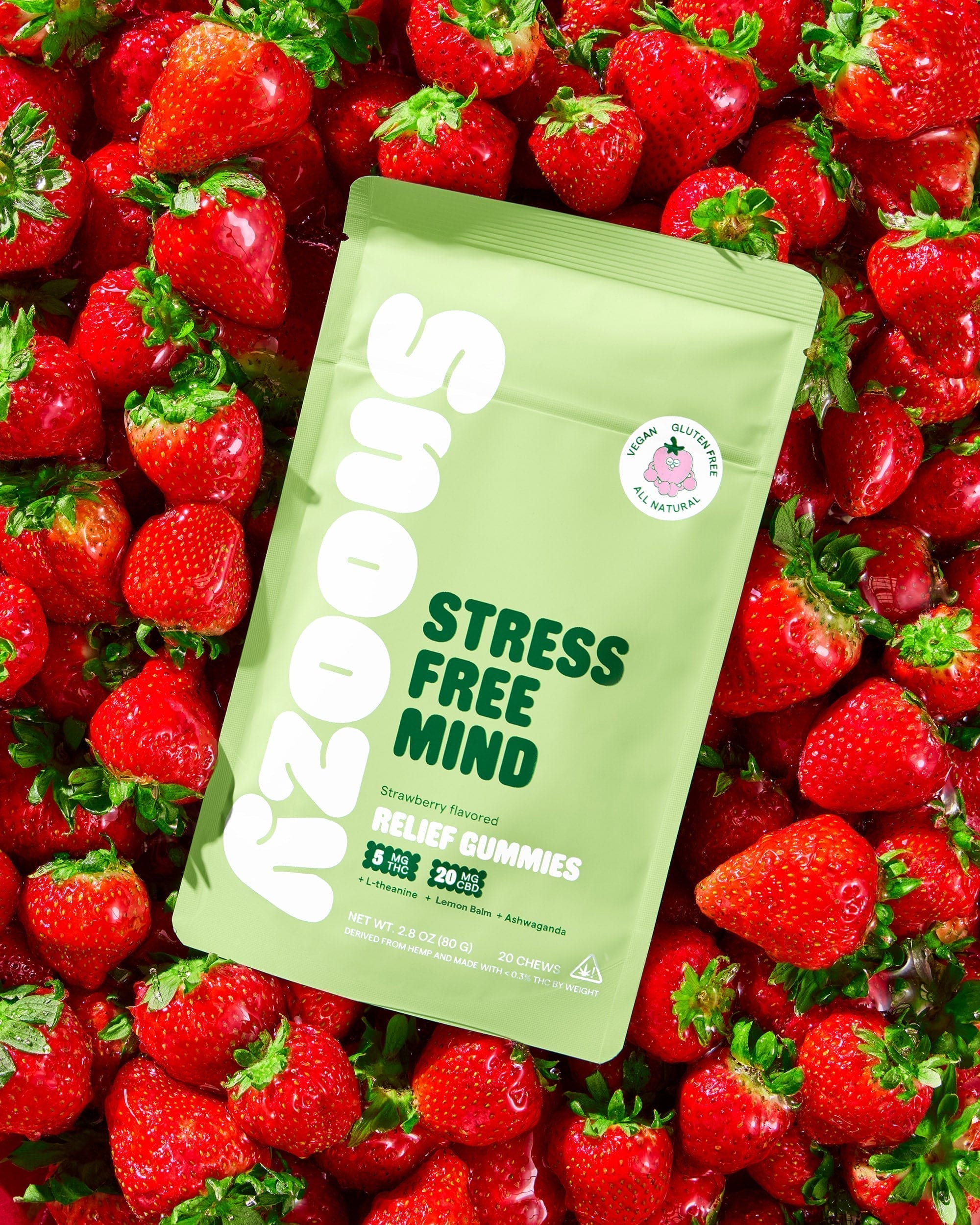 Snoozy Stress-Free Calm Gummies - Discreet Smoker