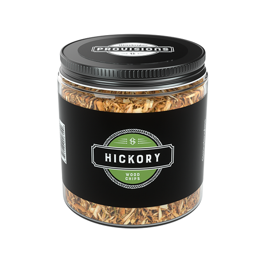 Stündenglass  Gravity infuser Provisions Woodchips - Hickory (4oz) - Discreet Smoker