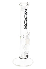 ROOR Tech 14″ Straight Tube Bong with Showerhead Perc – 5 mm Clear - Discreet Smoker