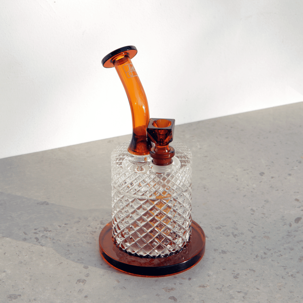 Jane West Twenties Collection Water Pipe | Amber - Discreet Smoker