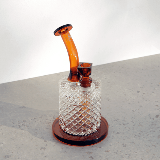 Jane West Twenties Collection Water Pipe | Amber - Discreet Smoker