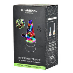 MJ Arsenal Hippie Hitter Glass Water Pipe - 8.75" / 14mm F / LE - Discreet Smoker