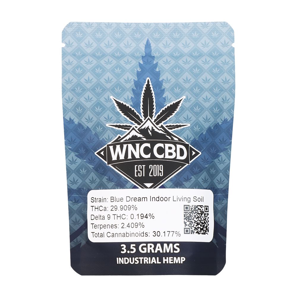 WNC CBD High THCA Indoor Living Soil Flower | 3.5g - Discreet Smoker
