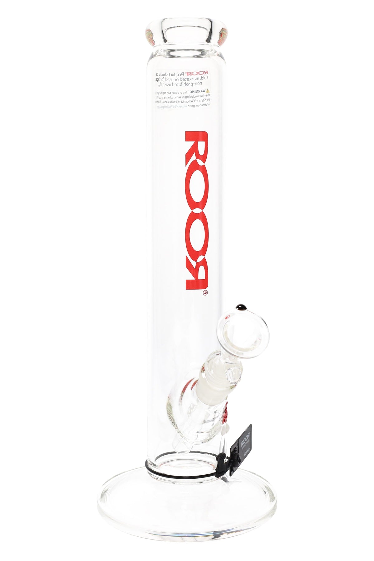 ROOR 14" Straight Shooter Zumo – Glass-on-Glass Heavyweight Tube - Discreet Smoker