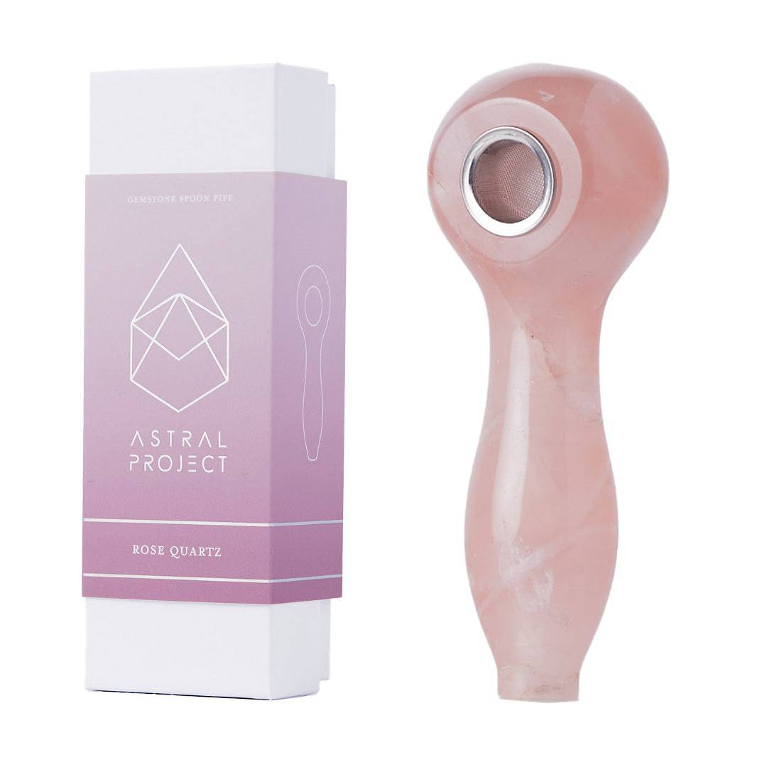 Astral Gemstone Spoon Pipes - Discreet Smoker