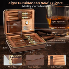 Cigar Cabinet & Cigar Box Lighter Set