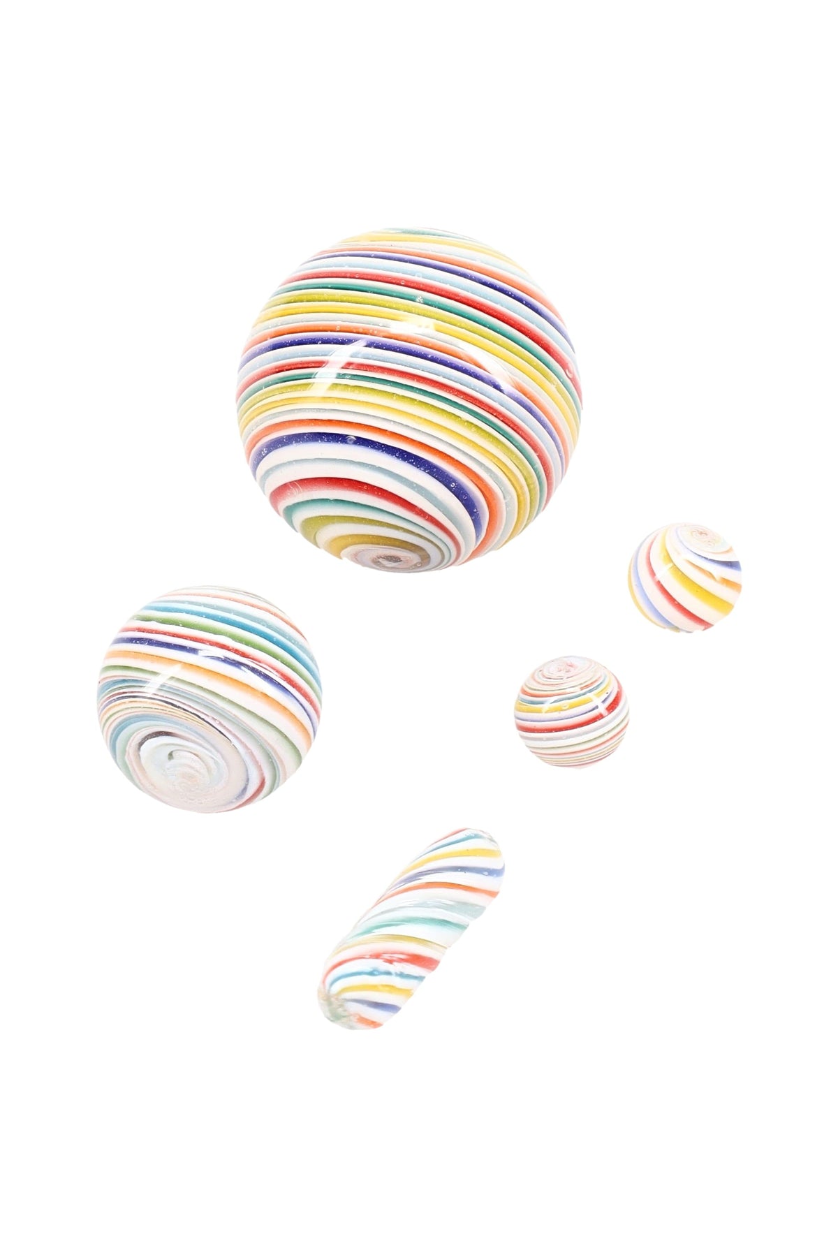 5-Piece Quartz Terp Marble & Pearl Set - Discreet Smoker