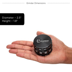 GAC 2.5" Ceramic Grinder Yellow - Discreet Smoker