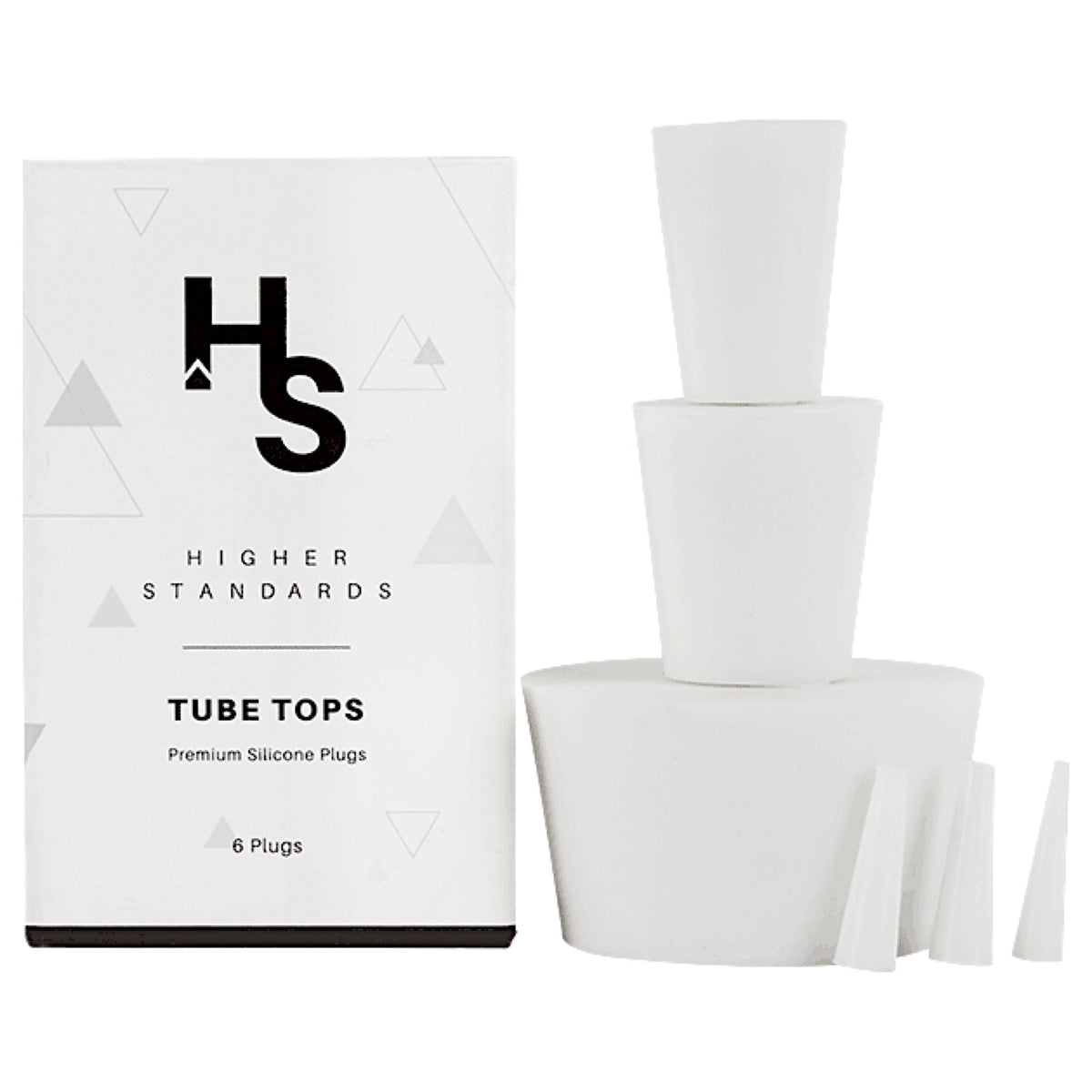 Higher Standards Tube Top Silicone Plugs - Discreet Smoker