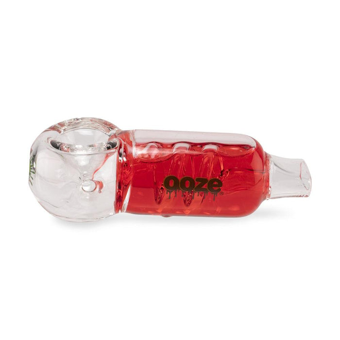 Ooze Cryo Freezable Glycerin Glass Bowl, Red