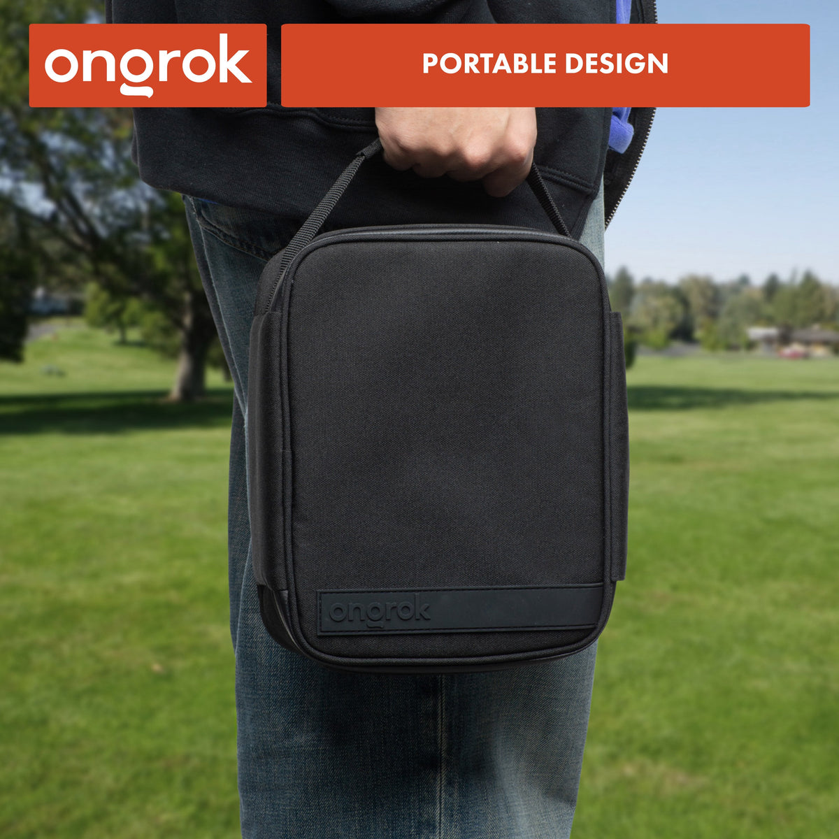 Ongrok Large Carbon-Lined Case with Combo Lock - Discreet Smoker