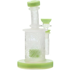 Calibear Sandblasted Flower Of Life Mini Can Bong - Discreet Smoker